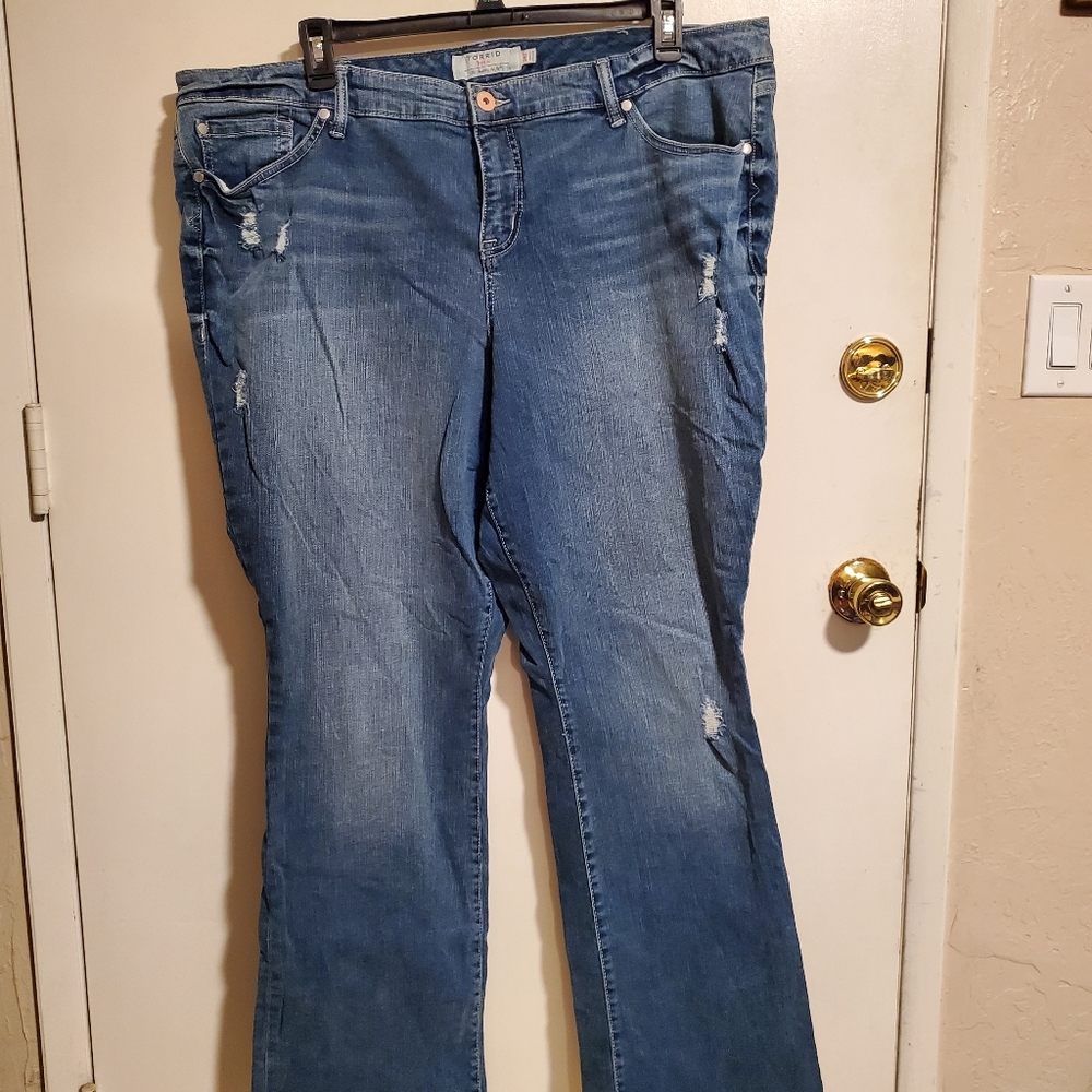 Torrid Boot Cut Jeans 24 Tall
